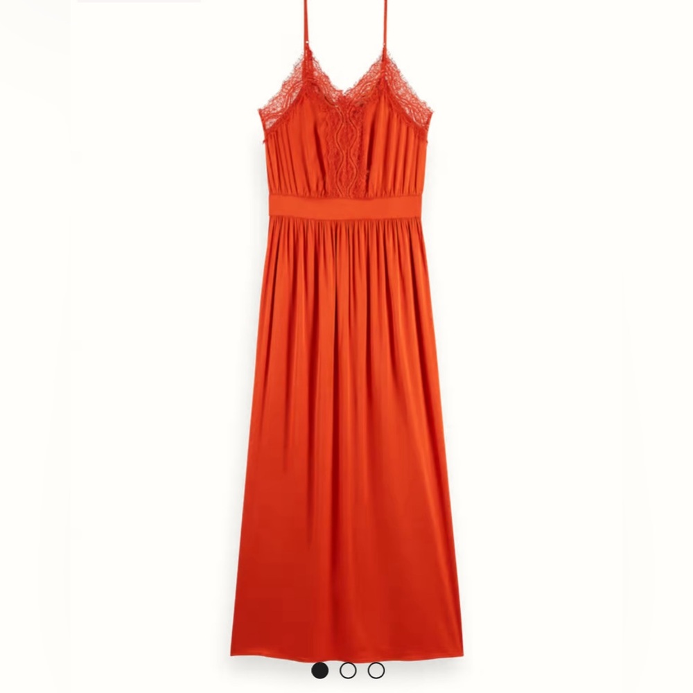 Scotch & Soda Lace Trim Cami Dress